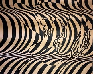 Vintage psychedelic poster..can you see her?