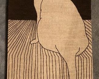 Vintage Marushka on linen 