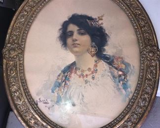 Signed Arnaldo de Lisio (Italian 1869-1949) 