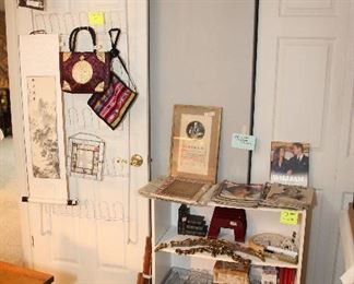 Shoe Rack, Small Shelf Unit, Magazines, Royal Family Items, Jackie Kennedy Magazines