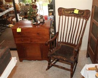 Dry Sink, Rocking Chair