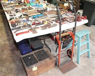 Hand Tools, Small Chest, Hand Truck, Step Stool