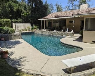 Gorgeous pool on 28,000 square foot lot