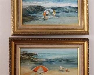 Lois Clark signed original oils on canvas