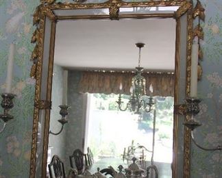 Antique ornate mirror