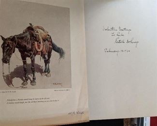 The Western Pony signed by author William Leigh