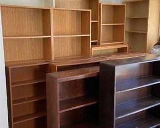 Multiple bookcases