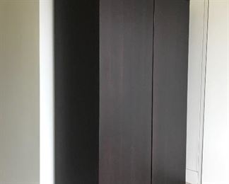 Antonio Citterio
Maxalto Armoire AC Collection 
Brown oak with varnished black steel
48”W x 26”D x 77”H
Was $3000
Now $1350