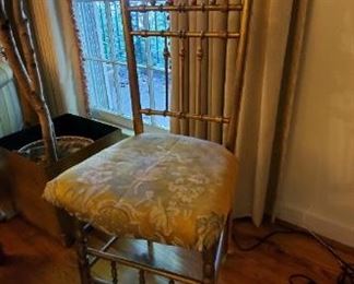 Vintage Gold Accent Chair