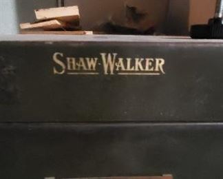 Vintage Shaw Walker Filing Cabinet