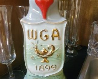 Vintage Jim Beam Gold Tournament Decanter