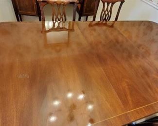 Baker Dining Table and Chairs