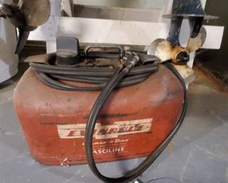 Vintage Evinrude Gas Container