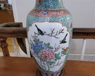 Hand painted Chinese Lamps (pair available)