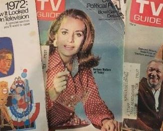 vintage TV guide, 1972