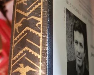 Jurassic Park book, sealed and signed by author