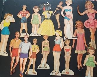 vintage paper dolls
