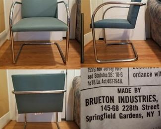 Brueton Chrome Chairs