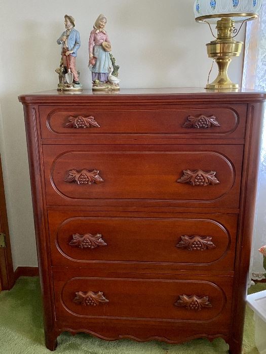 Lillian Russell four piece bedroom set
Chest of Drawers 
Furniture can be purchased early. Priced individually