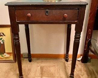 Great grandmothers Antique bedside table
