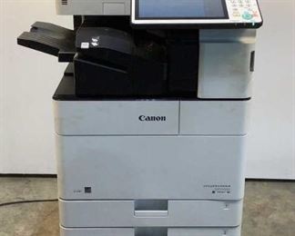 Located in: Chattanooga, TN
MFG Canon
Model 4545i
Ser# 2QD01572
Power (V-A-W-P) 120-127V, 60Hz, 9.3A
Black & White Printer
Size (WDH) 23"Wx27"Dx46"H
Image Runner Advance
*Sold As Is Where Is*

SKU: B-8-1-R
Tested-Works