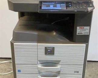 Located in: Chattanooga, TN
MFG Sharp
Model MX-M316N
Ser# 65017429
Power (V-A-W-P) 120V, 60Hz, 12A, 1440W
Black & White Printer
Size (WDH) 24"Wx24"Dx43"H
*Sold As Is Where Is*

SKU: B-10-1-R
Tested-Works