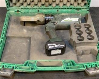 Located in: Chattanooga, TN
MFG Gator
Model EK1240L
Power (V-A-W-P) 18V
Battery Powered Crimping Tool
Charger Not Included
**Sold As Is Where Is**

SKU: E-6-B
Tested- Powers On