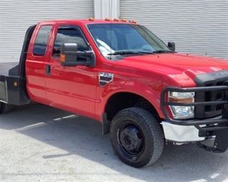 VIN 1FDWX37R19EA94994
Year: 2009 Make: Ford Model: F-350 Super Duty Trim Level: XL Flat Bed
Engine Type: 6.4L V8 PowerStroke Diese
Transmission: Automatic
Miles: 182,870
Color: Red
Driveline: 4WD
Located In: Chattanooga, TN
Operational Status: Runs And Drives
*Has Noticeable Knocking*
Power Windows
Power Locks
Power Mirrors
Manual Seats
Cloth Interior
Heat/AC Tested-Works
**Sold as is Where is**
*Sold on TN Title*

1-22