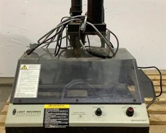 6 Image(s)
Located in: Chattanooga, TN
MFG Light Machines Corp.
Ser# 109 020A 1427
CNC Table Top Machine
Size (WDH) 25-1/2"W x 23"D x 22"H
**Sold As Is Where Is**

SKU: N-3-B
Unable To Test