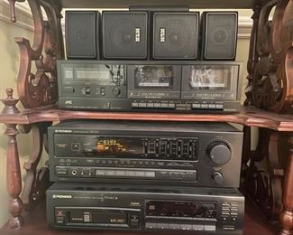 Pioneer PD-M502, Pioneer SX-251R, JVC TD-W106, KLH Speakers. All in working condition. https://ctbids.com/#!/description/share/974604