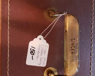 Singer electric sewing machine in case