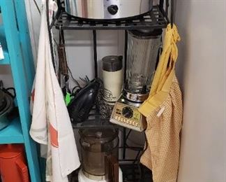 small appliances, shelf