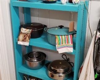 kitchen shelf with treasures