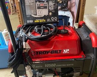 Troy-Bill Compressor with hook up panel