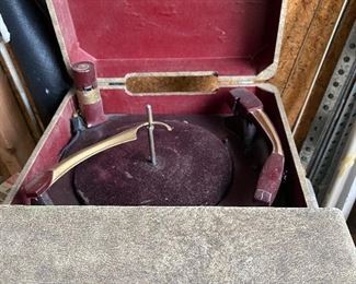 Antique record player