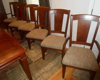 (2) Captains chairs + 4 side chairs for dining/seating