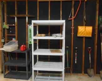 Shelving and hand tools