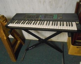 Portable keyboard with stand