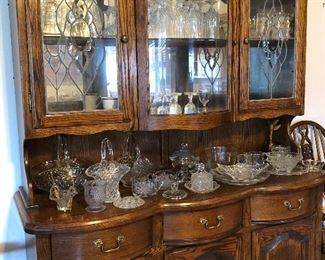 Lighted China hutch
