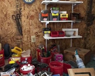 Nails, screws and small tubs just full of handy man or woman goodies!