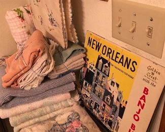 Linens, blankets, comforters