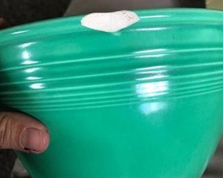 Full disclosure: fiesta ware has a boo boo. 