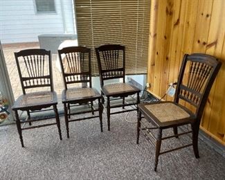 4 VICTORIAN DINING CHAIRS
