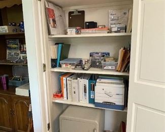 OFFICE ITEMS AND SAFE
