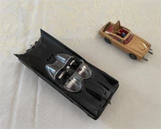 BAT MOBILE AND JAMES BOND'S AUSTIN HEALEY, STILL WORKS! 
