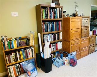 OFFICE AND 2 DRAWER FILE CABINETS