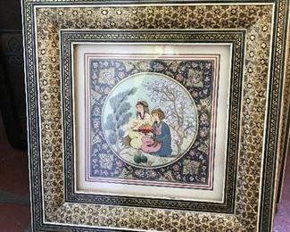 Even the frame is a work of art!