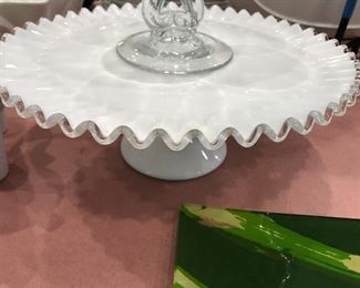 Fenton Cake Plate