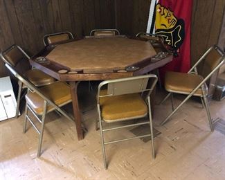 Game table and chairs