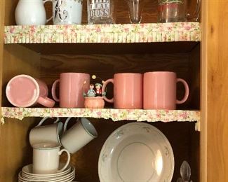 Waechtersbach pink mugs